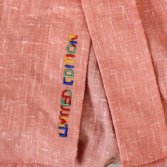 8X Eight X Premium Men's Shirt Slim Fit Button Down Limited Edition Pink 4XL NWT - Picture 7 of 12